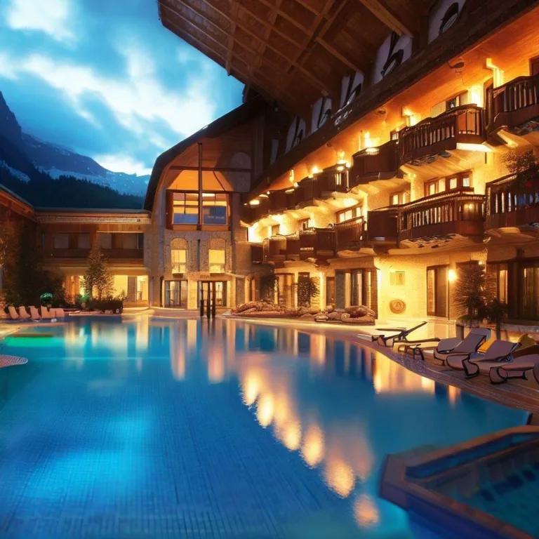 Hotel cu piscină interioară la munte